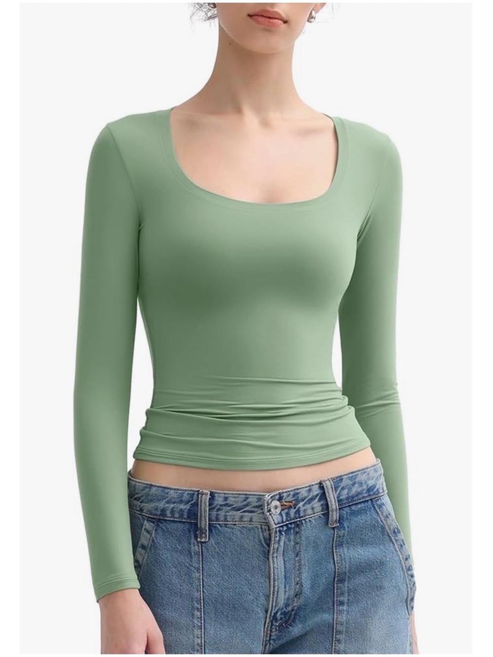 Pulley Scoop Neck Long-Sleeve • Small